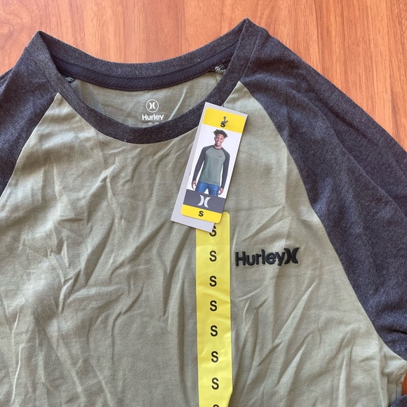 Hurley mens raglan baseball tee brand new with tags - Picture 2 of 5